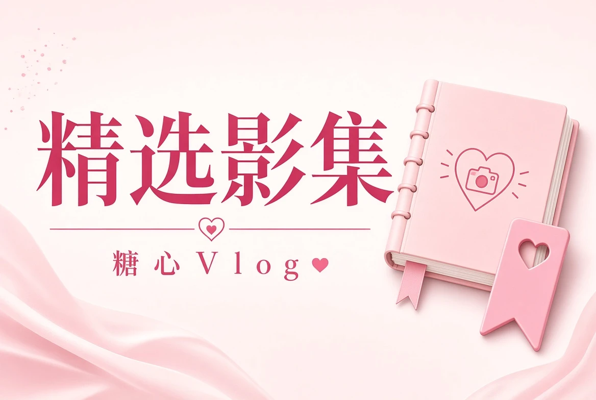 糖心Vlog主题影集的视觉整理